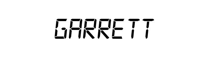 Digital-7 MonoItalic  Free Fonts Download