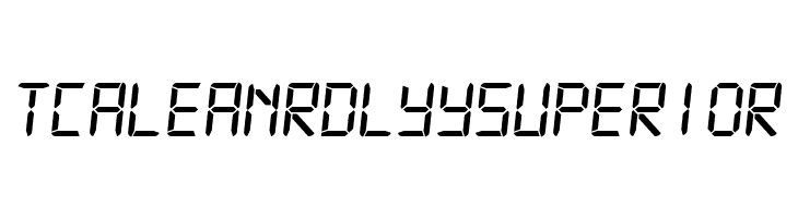 Digital-7 MonoItalic  Free Fonts Download