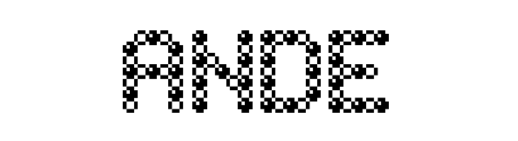 Bubble Pixel-7 Bead  Free Fonts Download