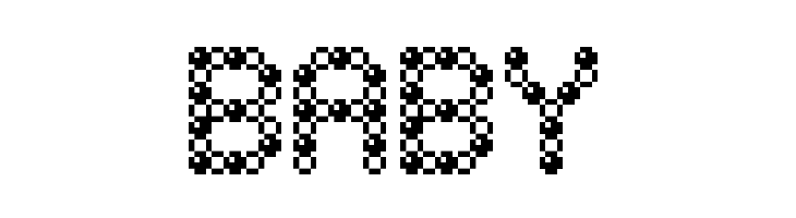 Bubble Pixel-7 Bead  Free Fonts Download