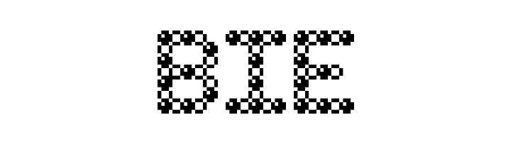 Bubble Pixel-7 Bead  Free Fonts Download