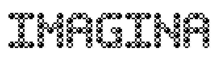 Bubble Pixel-7 Bead  Free Fonts Download