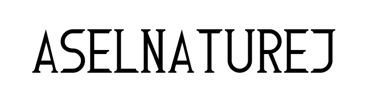 ASELNATUREJ Roman Font 7 Font