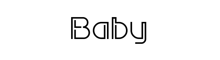 Double Line 7  Free Fonts Download