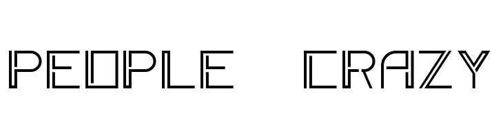 Double Line 7  Free Fonts Download