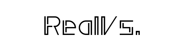 Double Line 7  Free Fonts Download