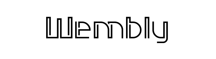 Double Line 7  Free Fonts Download