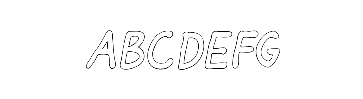 Darbog outline Bold Italic  Free Fonts Download