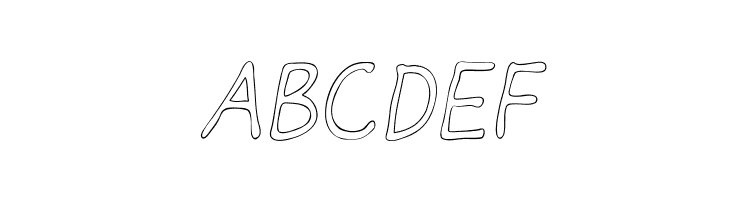 Darbog outline Italic  Free Fonts Download