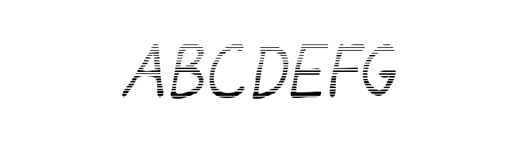 Darbog gradient Italic  Free Fonts Download