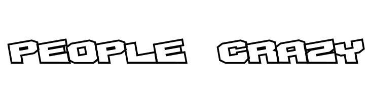 D3 Egoistism outline extra  Free Fonts Download