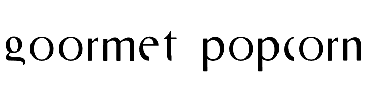 goormet%2Bpopcorn RighOn Font