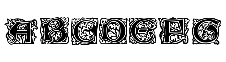 Morris Initials  Free Fonts Download