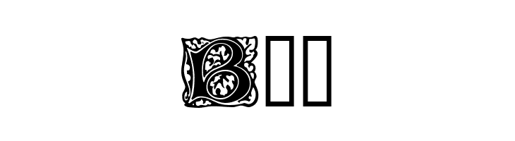 Morris Initials  Free Fonts Download