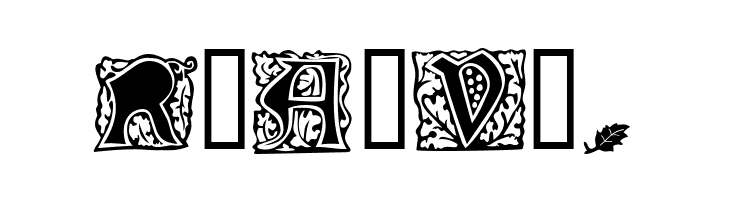 Morris Initials  Free Fonts Download