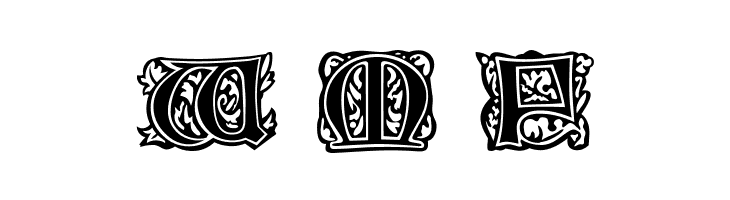 Morris Initials  Free Fonts Download