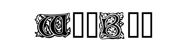 Morris Initials  Free Fonts Download