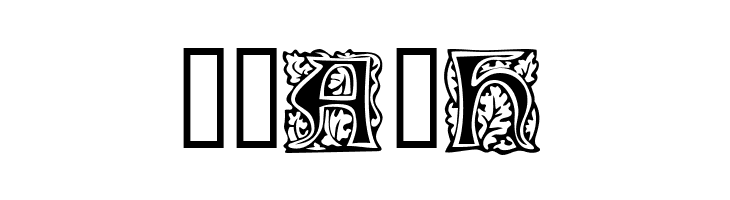 Morris Initials  Free Fonts Download