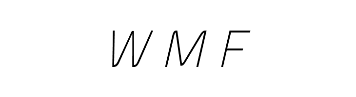 Panefresco 1wt Italic  Free Fonts Download
