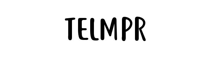 TELMPR Just tell me what Font