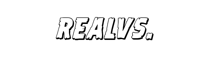 Dread Ringer 3D Italic  Free Fonts Download