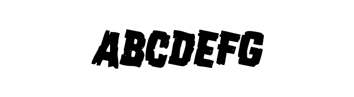 Dread Ringer Rotated 2  Free Fonts Download
