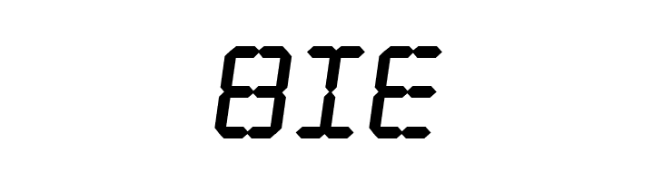 Digital dream Fat Skew  Free Fonts Download