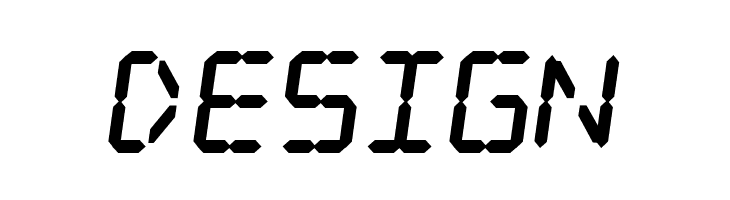 Digital dream Fat Skew  Free Fonts Download