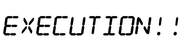 Digital dream Fat Skew  Free Fonts Download