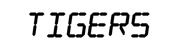 Digital dream Fat Skew  Free Fonts Download