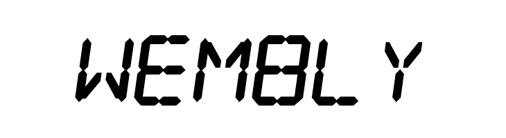 Digital dream Fat Skew  Free Fonts Download