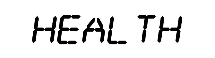 Digital dream Fat Skew  Free Fonts Download