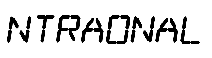 Digital dream Fat Skew  Free Fonts Download