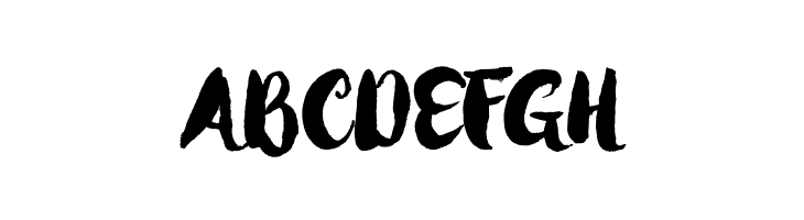 ABCDEFGH MabotimDemo Font