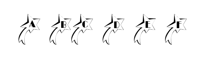 101! Shooting StarZ  Free Fonts Download
