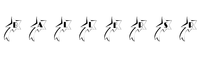 101! Shooting StarZ  Free Fonts Download