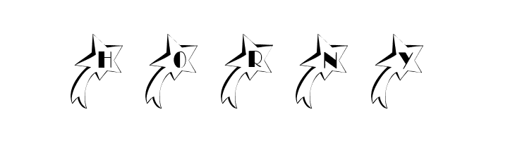 101! Shooting StarZ  Free Fonts Download