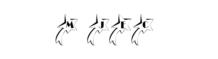 101! Shooting StarZ  Free Fonts Download