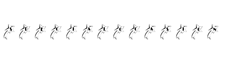 101! Shooting StarZ  Free Fonts Download