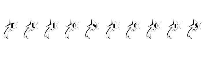 101! Shooting StarZ  Free Fonts Download