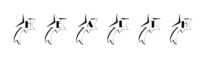 101! Shooting StarZ  Free Fonts Download