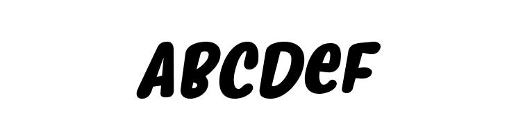 Myfrida Bold Italic  Free Fonts Download