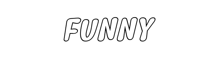 Myfrida Hollow Italic  Free Fonts Download