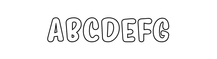 Myfrida Hollow  Free Fonts Download