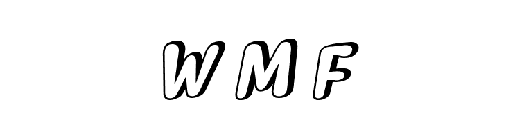 Myfrida Shadow Italic  Free Fonts Download