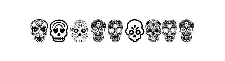 Mexican Skull  Free Fonts Download