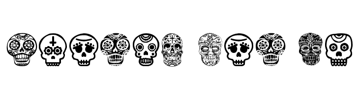 Mexican Skull  Free Fonts Download