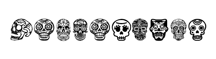 Mexican Skull  Free Fonts Download