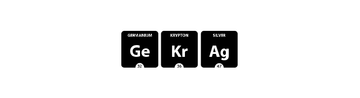 Periodic Table of Elements  Free Fonts Download