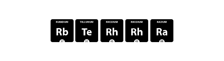 Periodic Table of Elements  Free Fonts Download